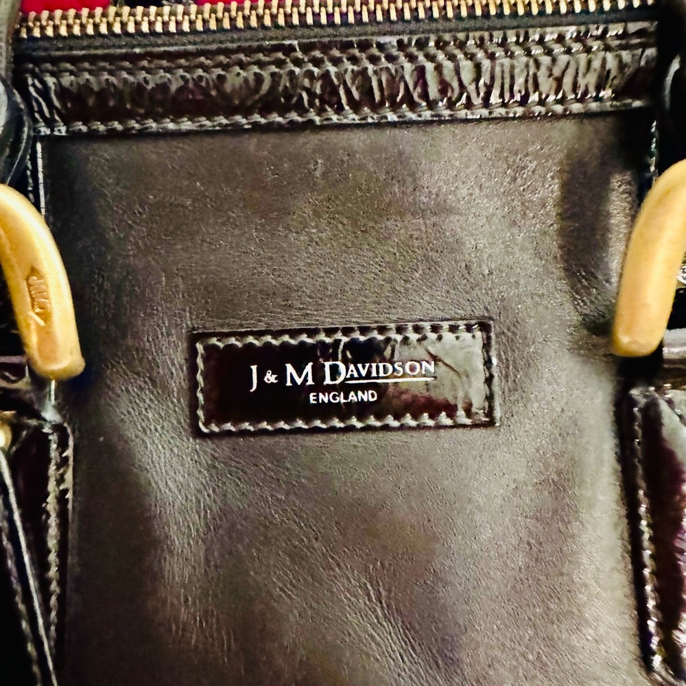 J&M Davidson of England Black Crossbody and Tote - Picture 3 of 16